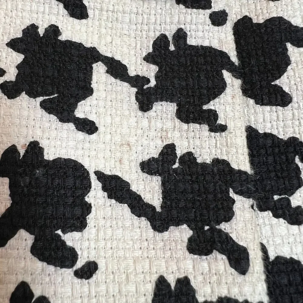 Kate Spade Houndstooth A-Line Button Up Coat Size S Holidays Preppy Classic - Picture 14 of 16